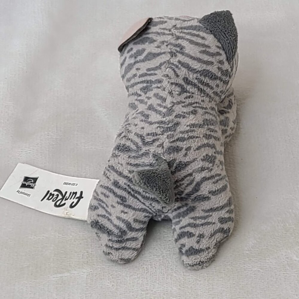 FurReal Newborns Kitty Kitten Interactive Plush Pet Gray Striped w/ Sound - Picture 4 of 8